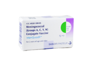 MENQUADFI MenACWY meningococcal conjugate vaccine carton with five 0.5 mL single-dose vials, NDC 49281-590-05
